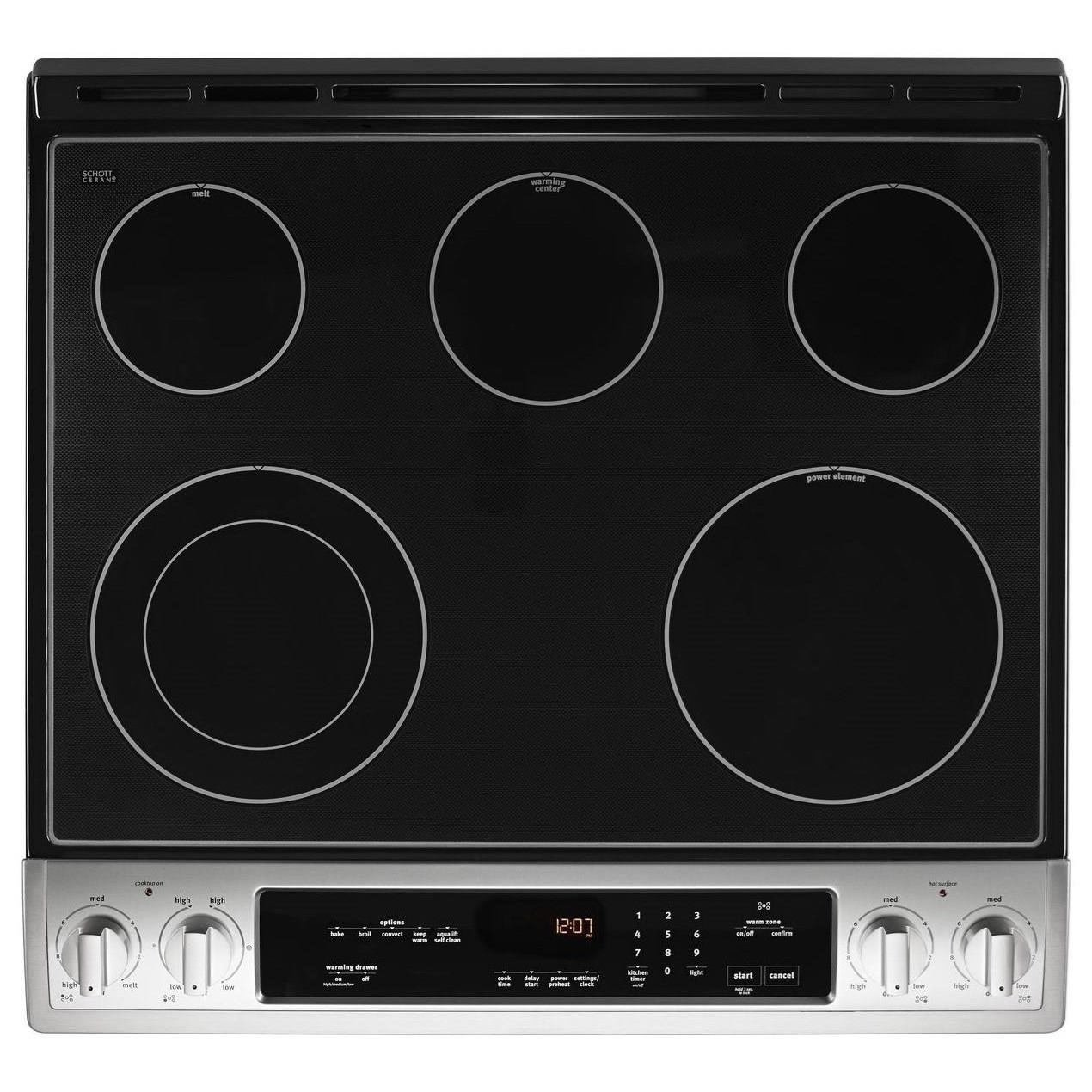 Maytag MES8800FZ 30inch Wide Slidein Electric Range With True Convection And Fit System 6.4